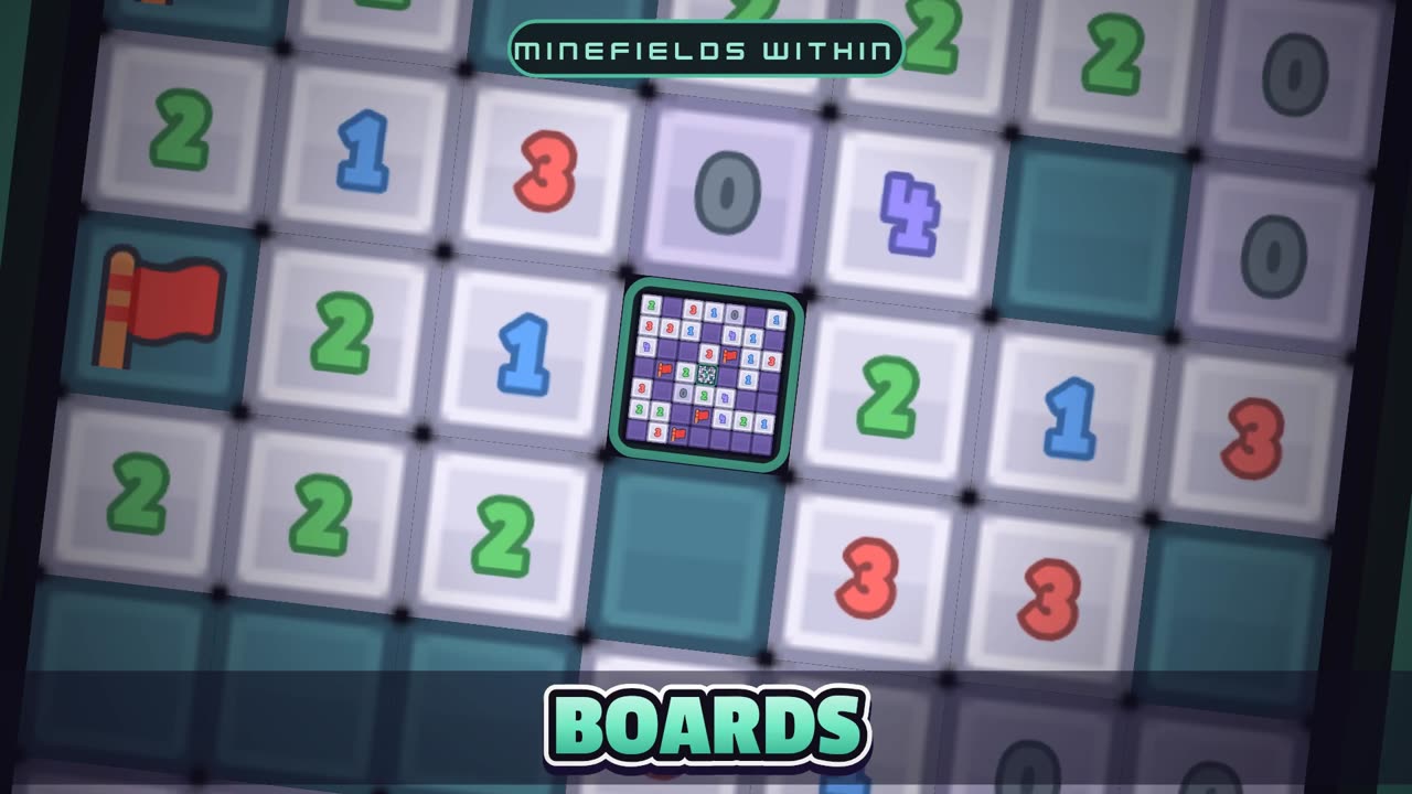A small board nested inside a single tile